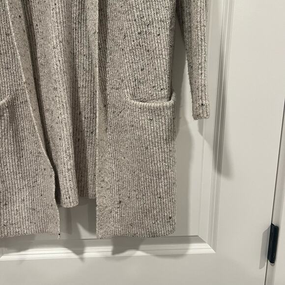 Old Navy Women's Tan Cotton Cardigan‎ Oversized Size Small - Picture 2 of 9